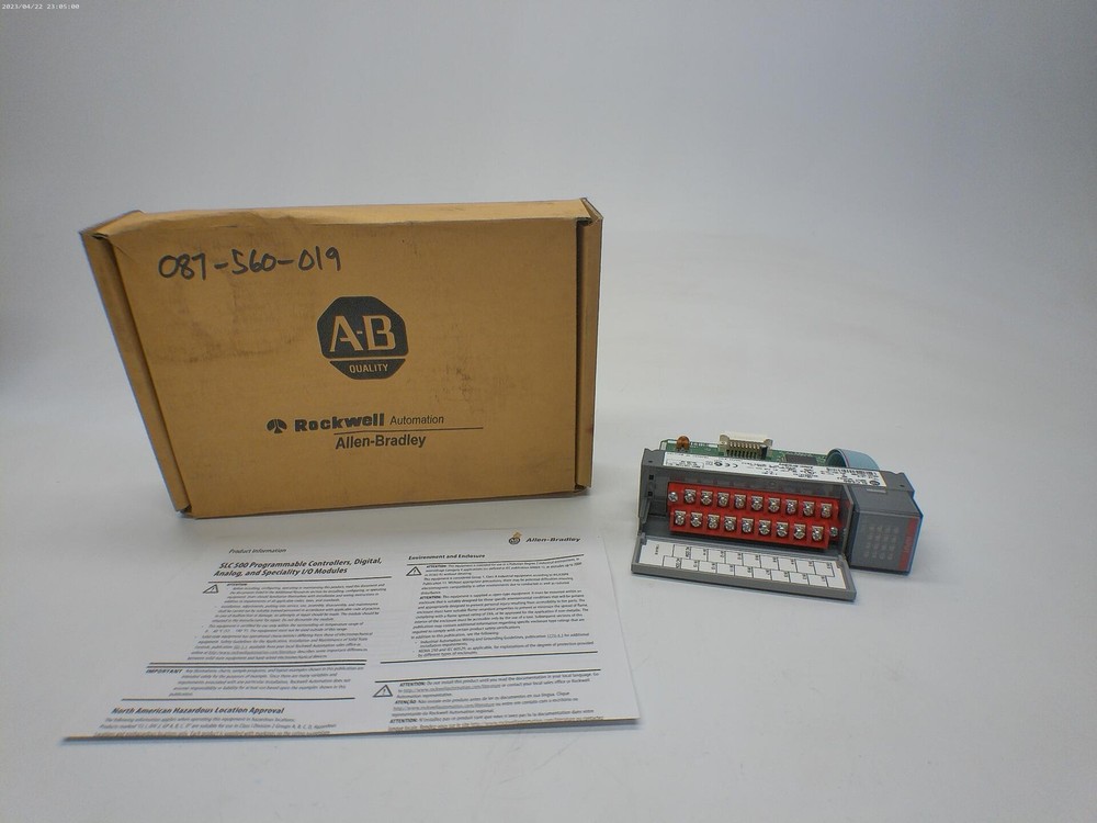 ALLEN BRADLEY 1746-IA16 SER.D INPUT MODULE NSMP