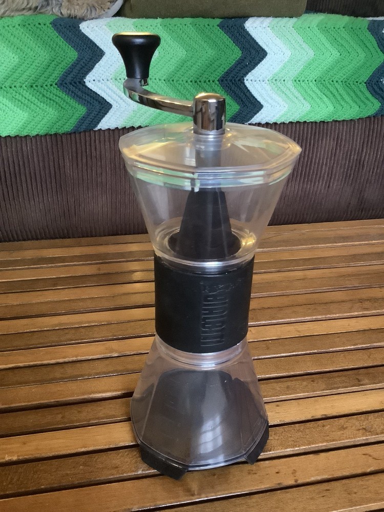 Bialetti Manual Adjustable Coffee Grinder Conical Ceramic Burr Grinder