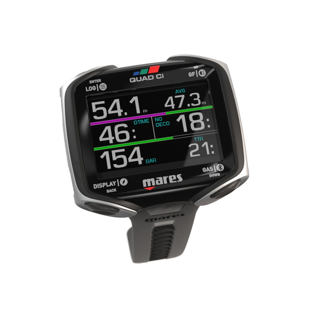 Mares Quad CI Dive Wrist Computer Scuba Diving Dive w/Transmitter