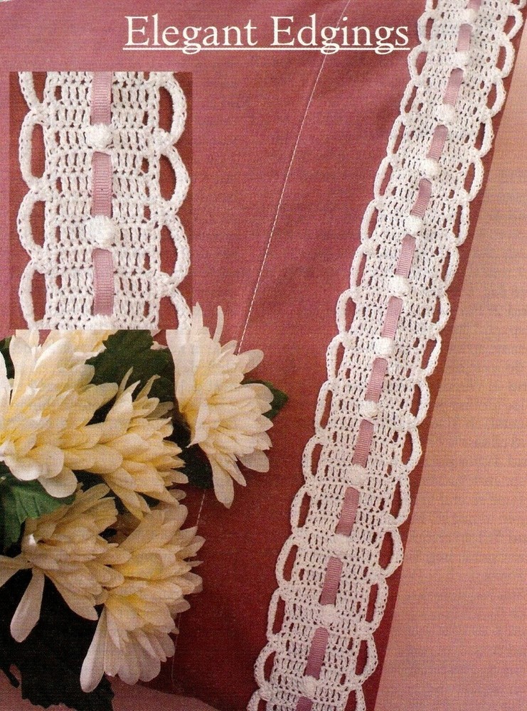 SIMPLE Elegance Linen Edging/Decor/Crochet Pattern INSTRUCTIONS ONLY
