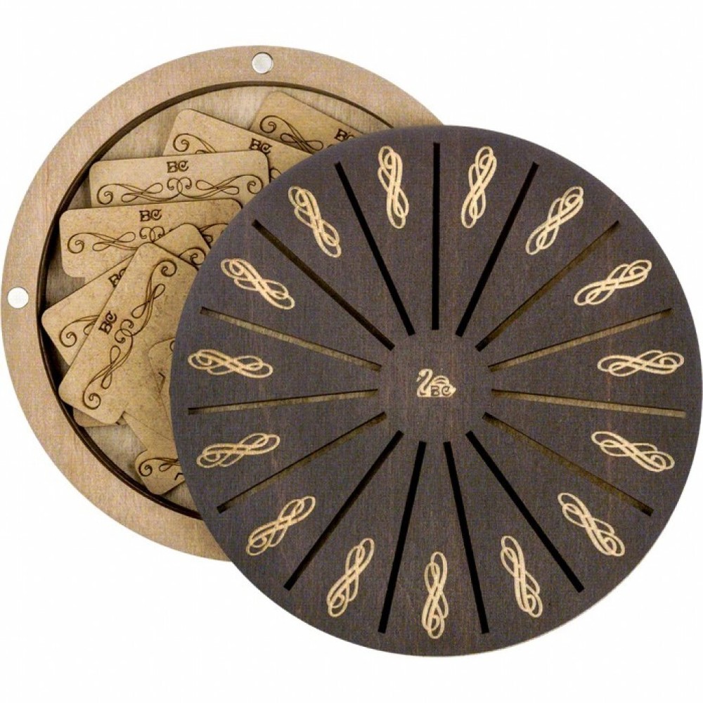 Plywood Needlework Box + 17 spools Needlework Organizer Thread/Floss organizer