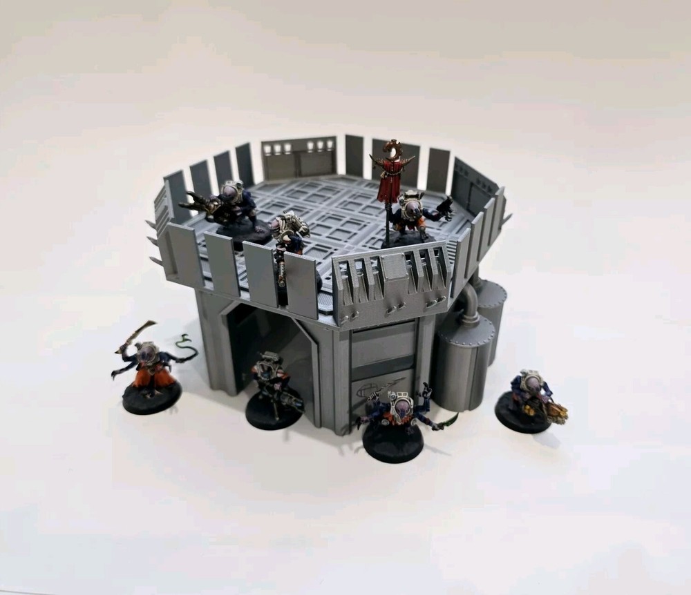 3d Printed Terrain. Forward Command Outpost Great For Warhammer 40K Or Kill Team