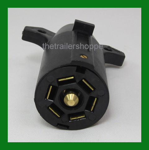 Trailer Wiring Socket Circuit Light Plug Tester 7 Flat Pin RV for Vehicle Socket