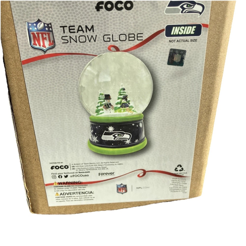 Seahawks Snow Globe SEAHAWKS