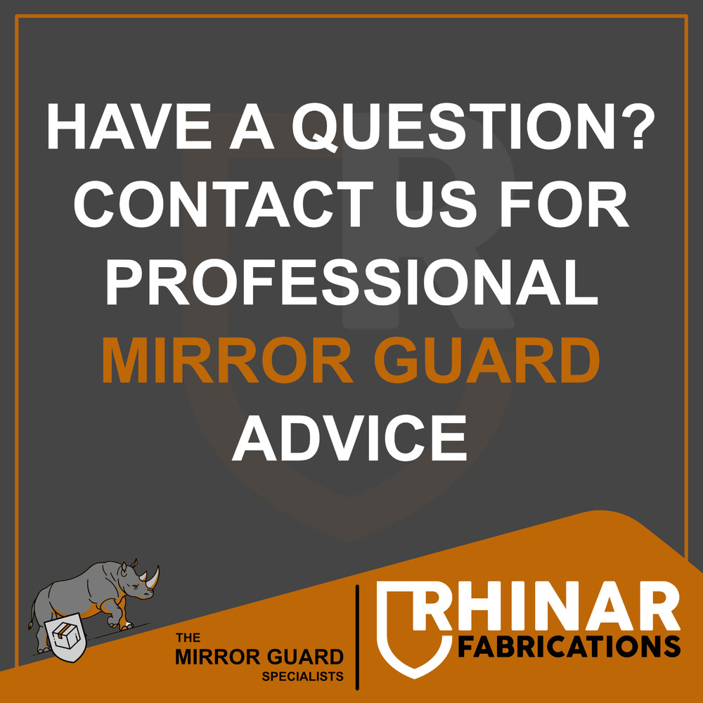 Mirror Guards UNIVERSAL FIT (Stainless steel) Pair