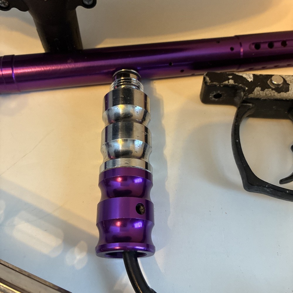 Spyder Java Edition Semi-Auto Cal 68 Shutter Paintball Marker Purple- Parts Only