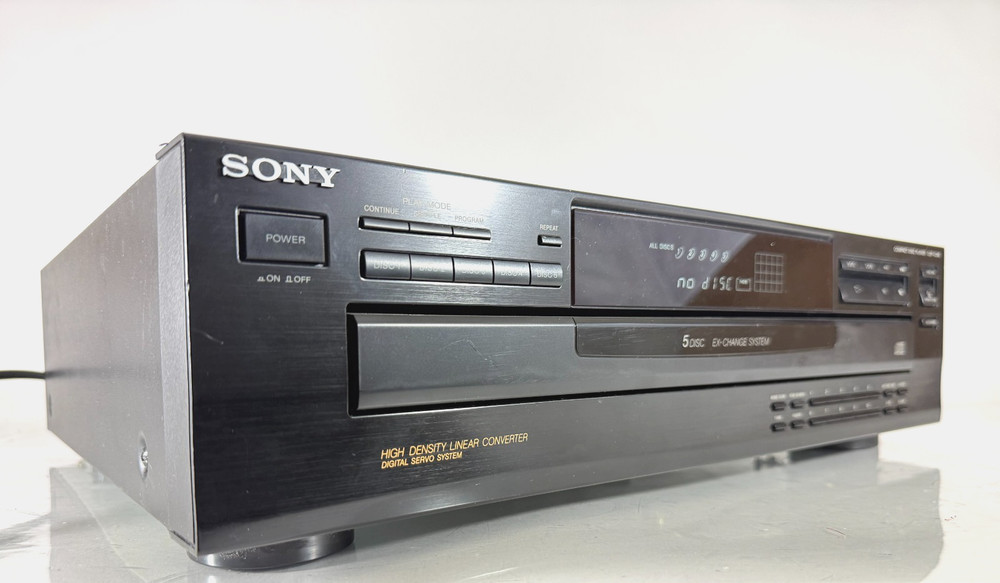 Sony CDP-C245 5-Disc CD Player Changer High Density Linear Converter