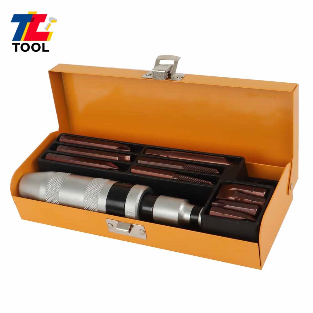 11PC 1/2" Heavy Duty Impact Driver Socket Set Screw Phillips Hex Screwdriver Bit