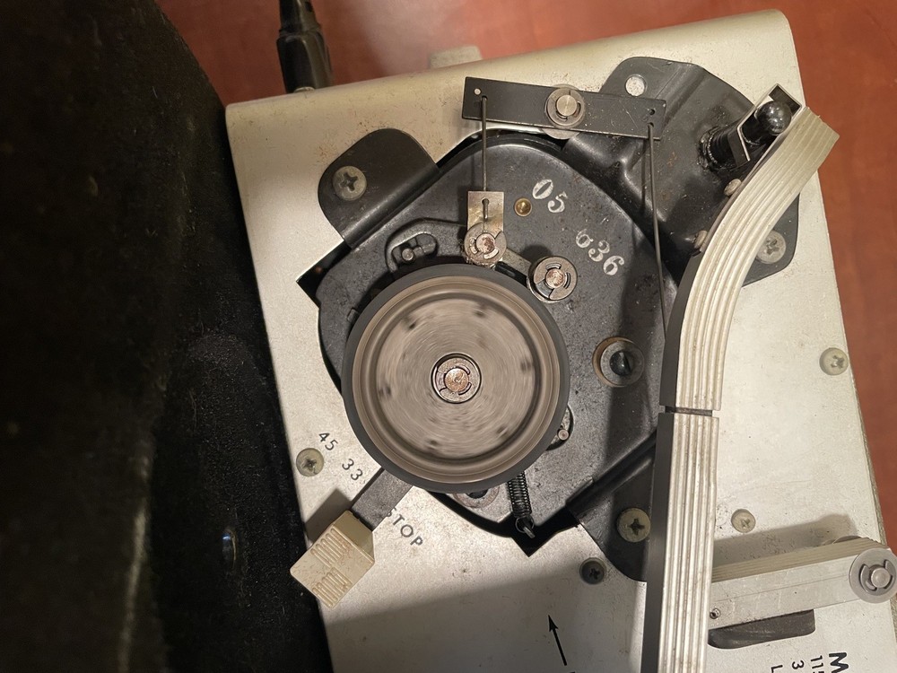 Dukane 14A390E Micromatic Classroom Projector w Case Powers On - Untested