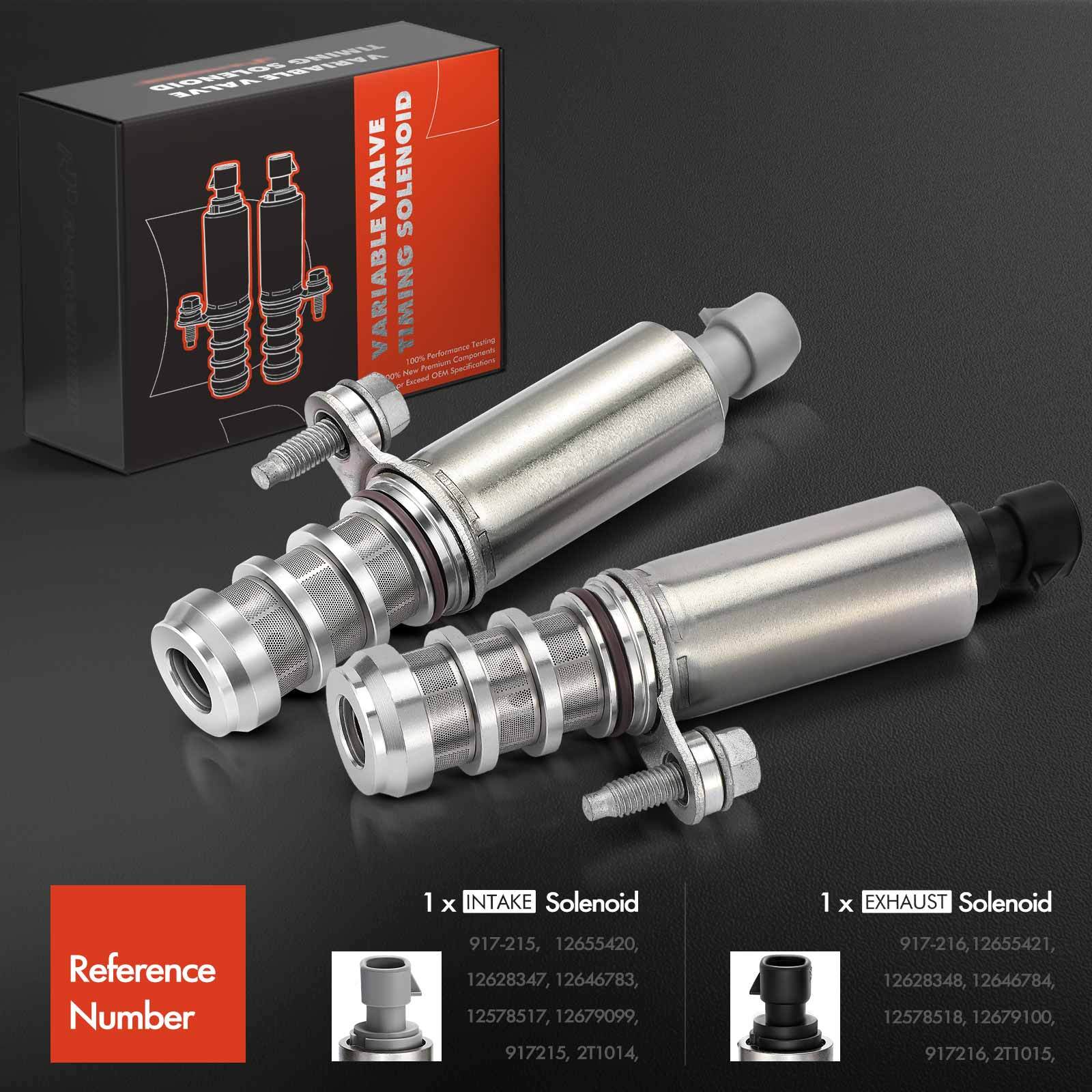 Intake & Exhaust VVT Solenoid Cam Actuator for Chevrolet Malibu Buick Verano GMC