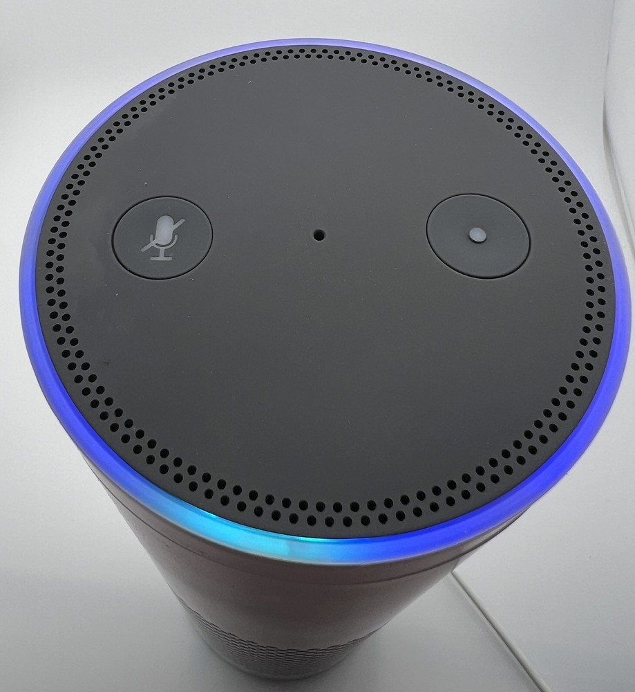 Amazon Echo (1st Generation) Smart Assistant - White Music Bluetooth