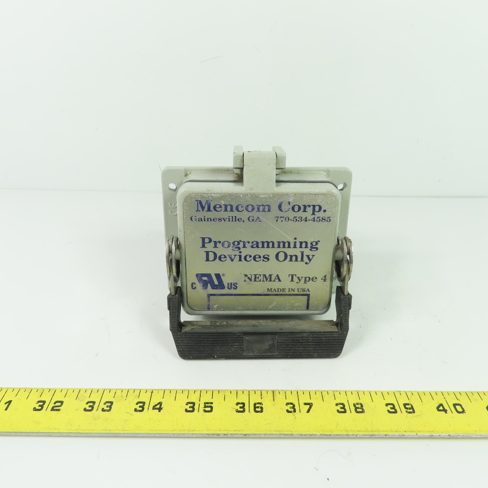 Mencom NEMA Type 4 Programming Port Interface 115VAC Dual Outlet D-Sub 9