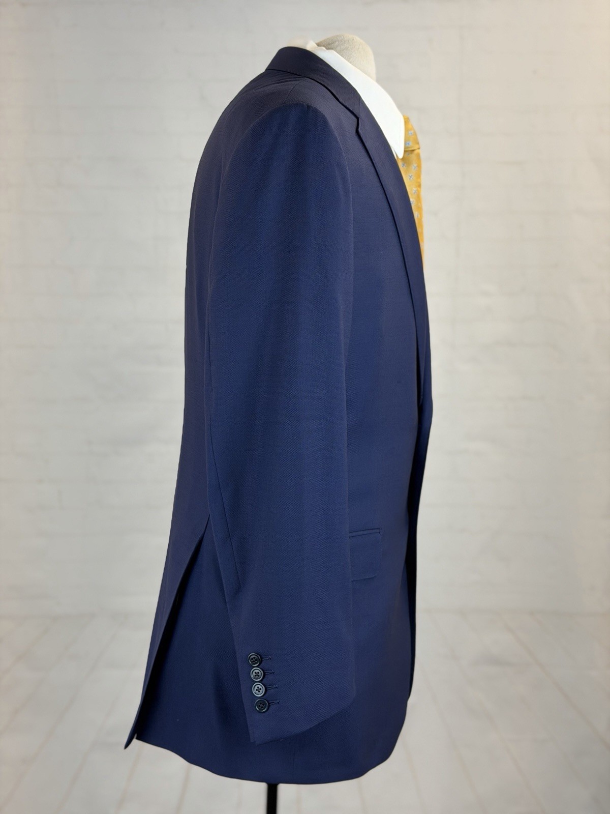 Ermenegildo Zegna Men's Dark Blue 100% Wool Blazer 40L $4,895 Switzerland Slim