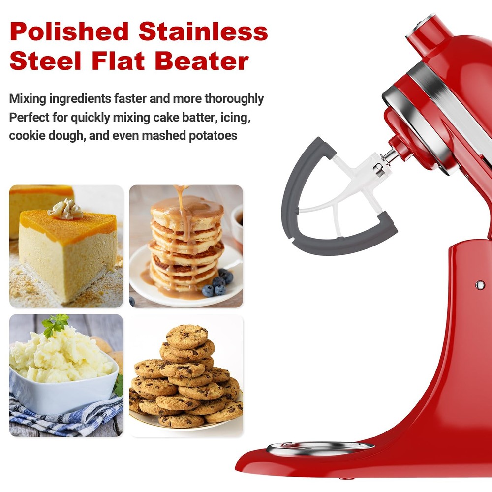 Fgreeble Flex Edge Beater 4.5-5Qt Beater,