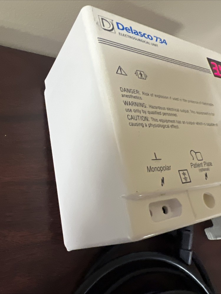 Delasco 734 Electrosurgical Unit 30 day returns