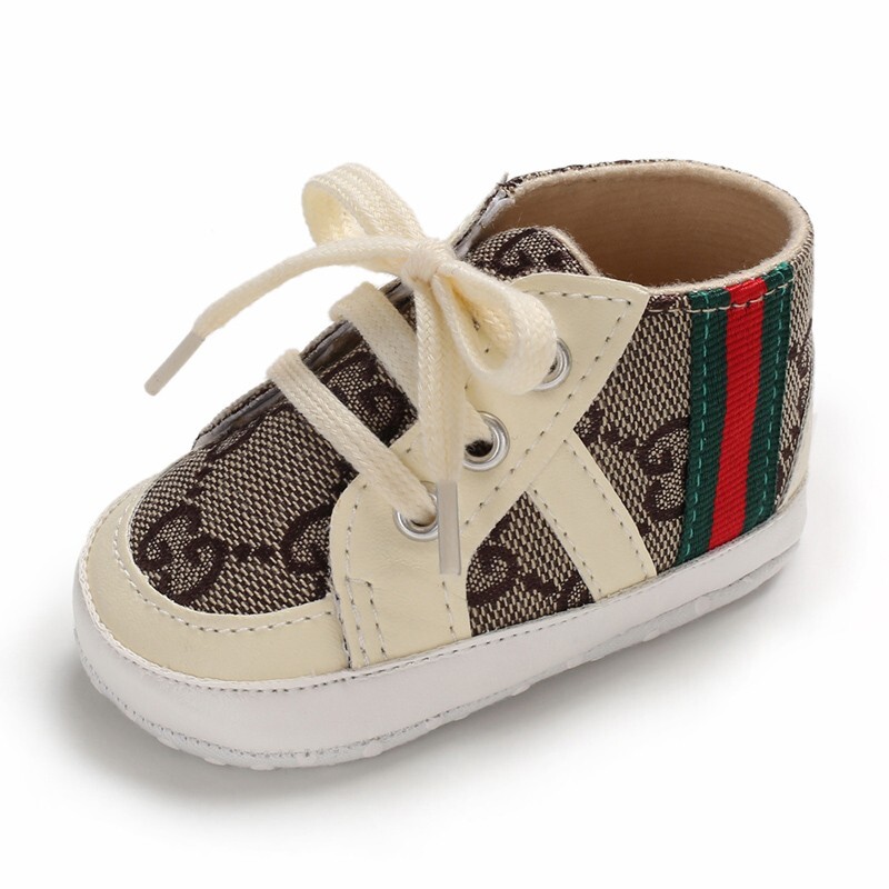 Baby Infant Classic Canvas Baby Shoes Boy Girl Soft Sole Size 1 & 3(0-18 Months)