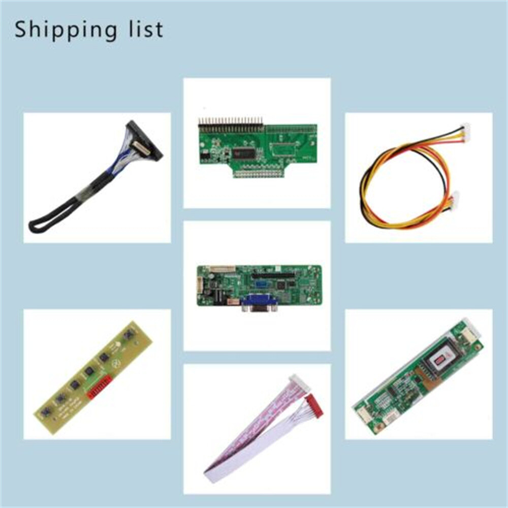 VGA LCD Controller Board Work For 12.1" LB121S02 A2 800x600 LCD Screen