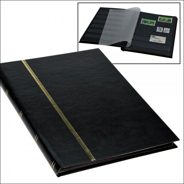 Stamp Collecting Albums - Stockbook Black - 16 Black Pages