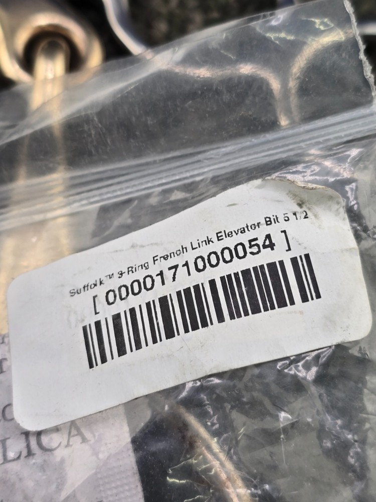 Suffolk 3-Ring French Link Elevator Bit 5-1/2" Assembly