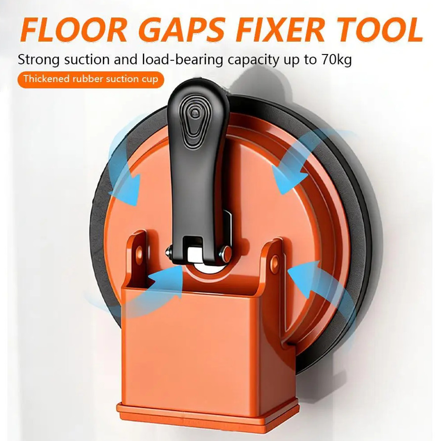 Floor Gap Fixer Tool with Suction Cup for Hardwood-Laminate and Vinyl Flooring