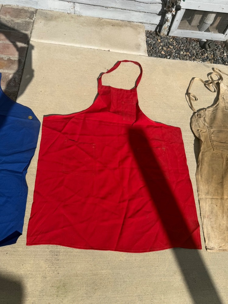 Six Vintage Machinist Aprons