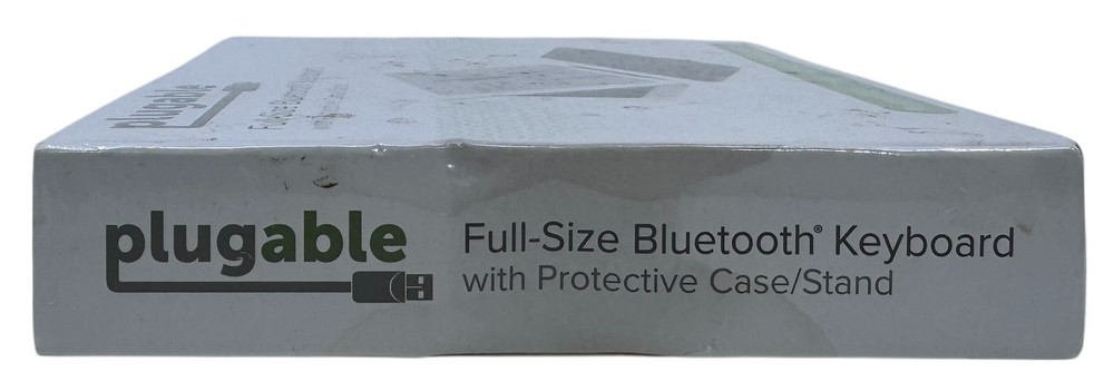 Plugable Wireless Full-Size Bluetooth Keyboard Gray BT-KEY3XL SEALED