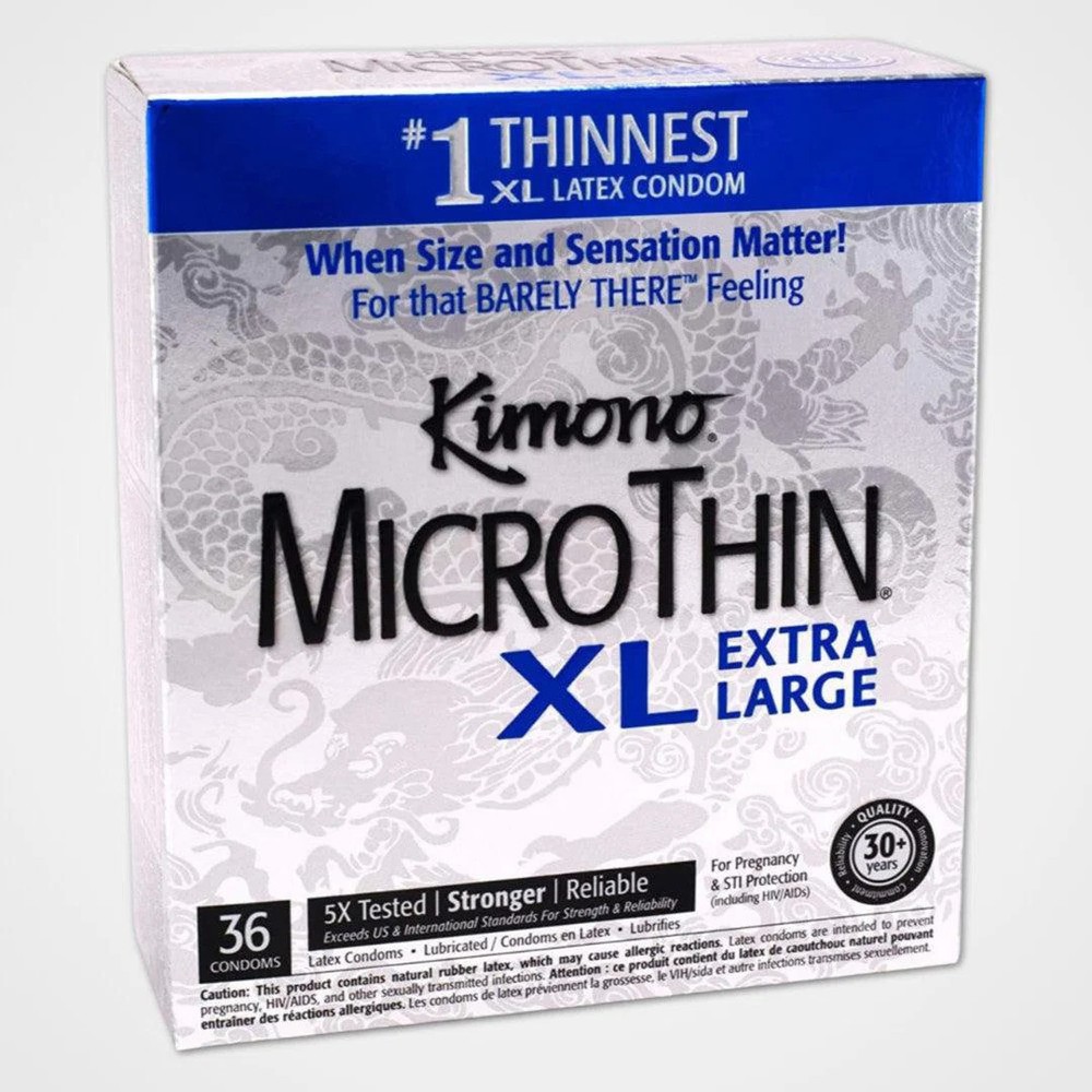 Kimono MicroThin XL Condoms | 36-Pack