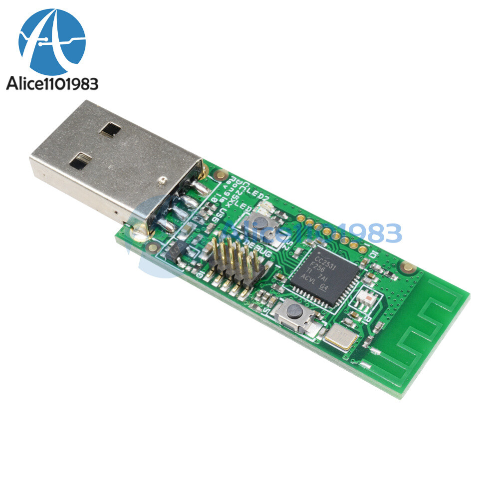 Zigbee CC2531 USB Sniffer Packet Protocol Analyzer with Antenna