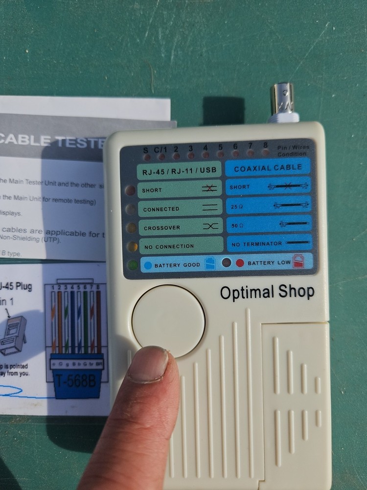 4 In 1 Multi Function Network Cable Tester RJ45/RJ11/USB/BNC LAN Cable Cat5 Cat6