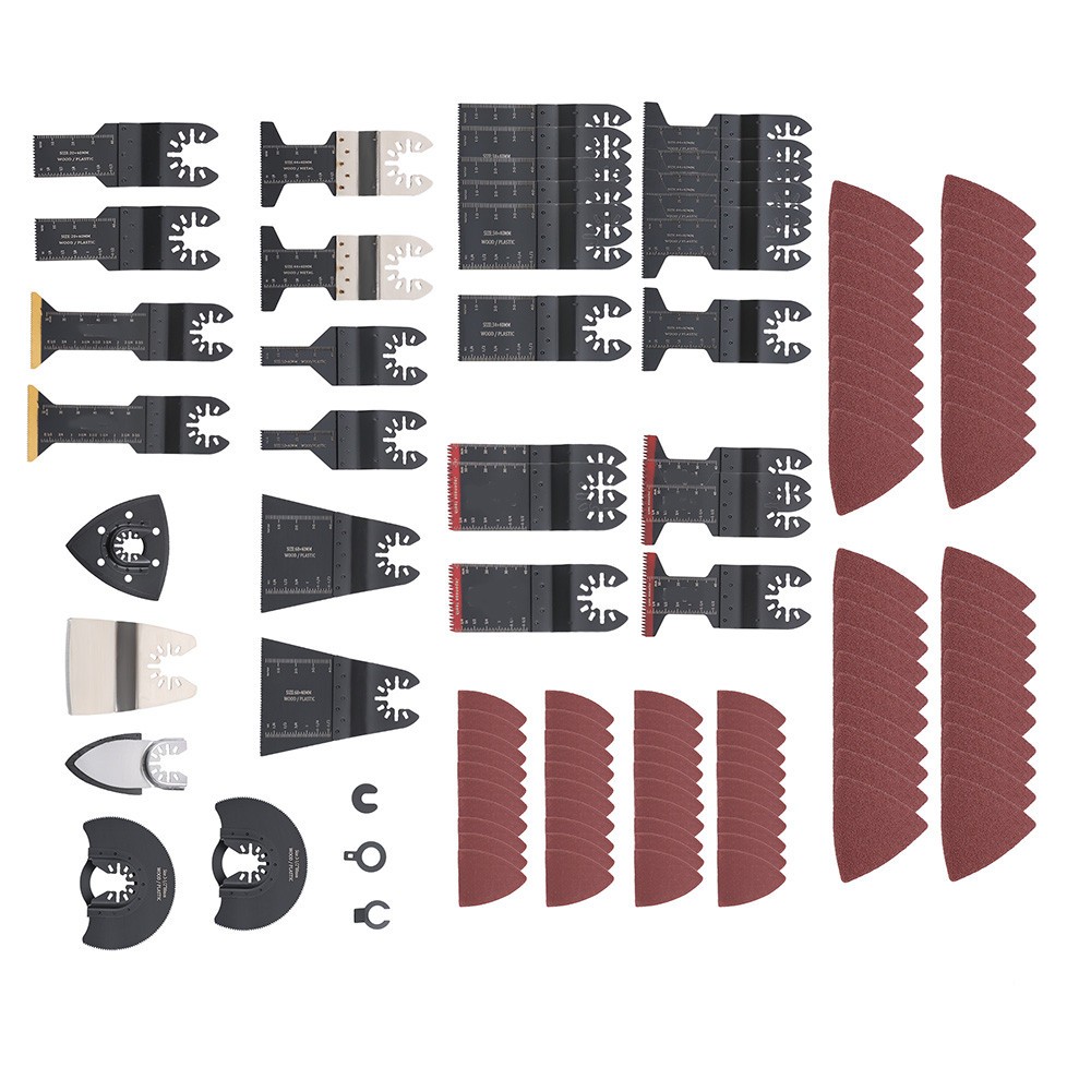 LABLT 116 Pcs Oscillating Saw Blade Multi Tool Bi-Metal Quick Release Interface