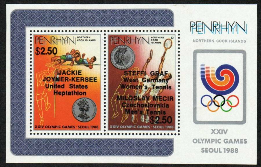 Penrhyn Stamp 368 - 88 Olympics