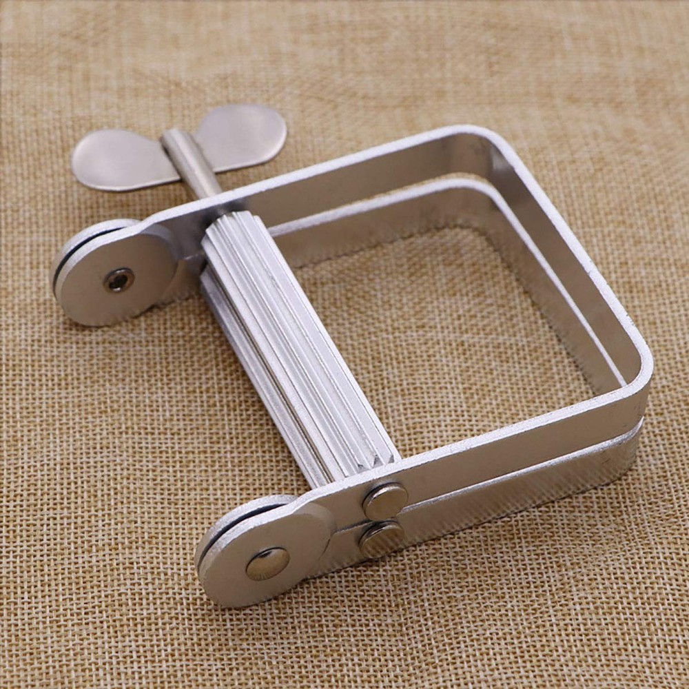 Toothpaste Squeezer, Metal Tube Squeezer Paint Wringer Silver