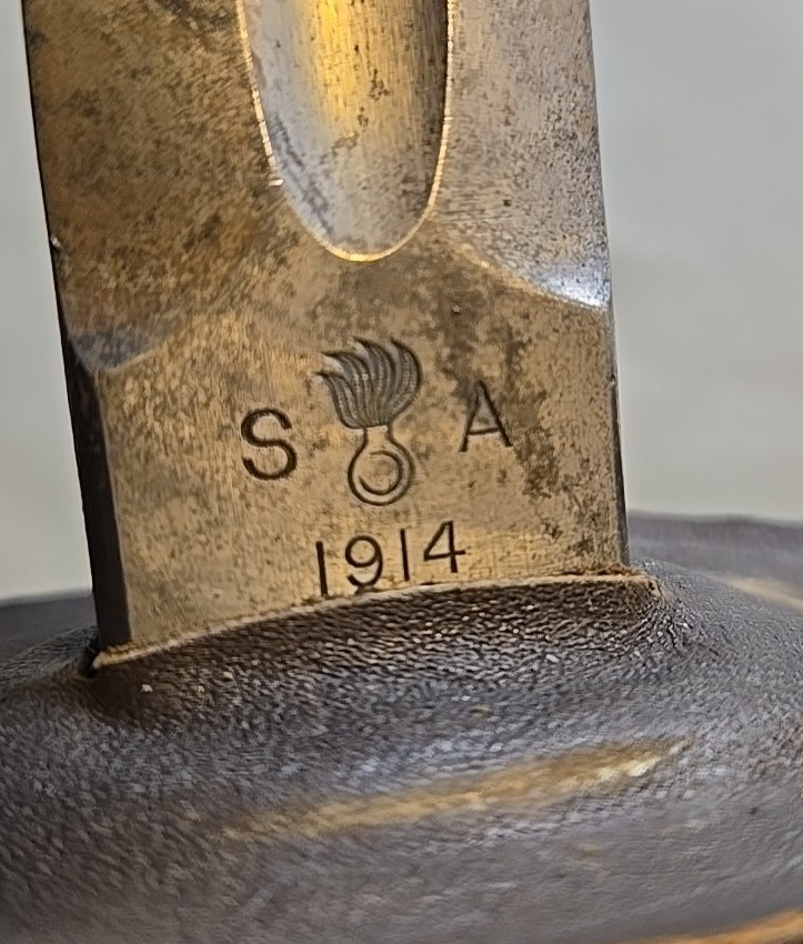 WWI Model 1913 Patton Cavalry Sword Saber w/Scabbard-Springfield Armory-SA 1914