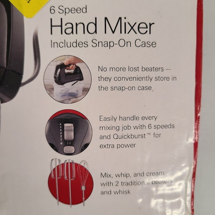 Hamilton Beach 6 Speed Hand Mixer