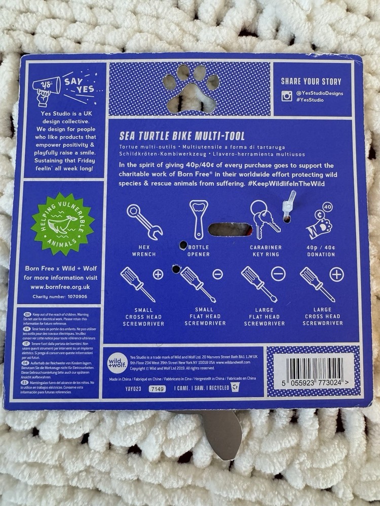Yes Studio Sea Turtle Bike Multi Tool