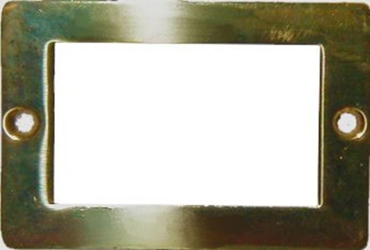 File Cabinet Card Holder Cast Brass