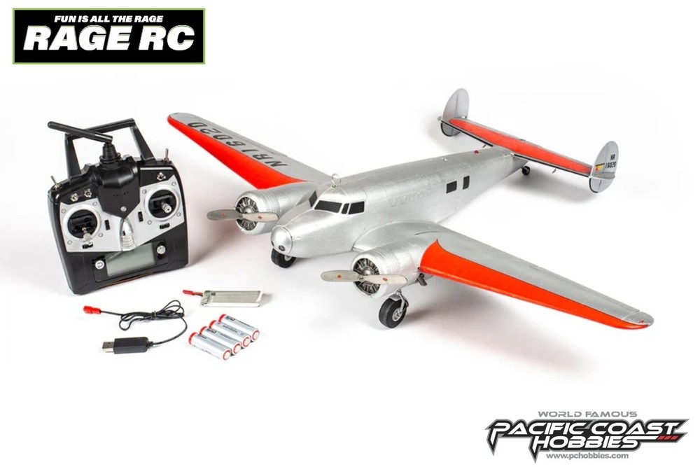 Rage RC Lockheed Electra Micro RTF Airplane