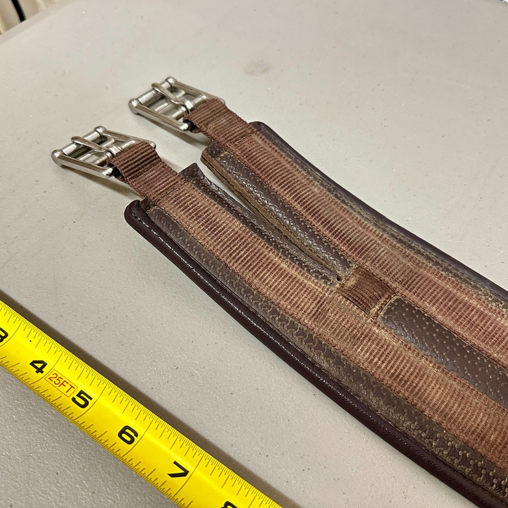 Leather Contour Hunter Girth 46”
