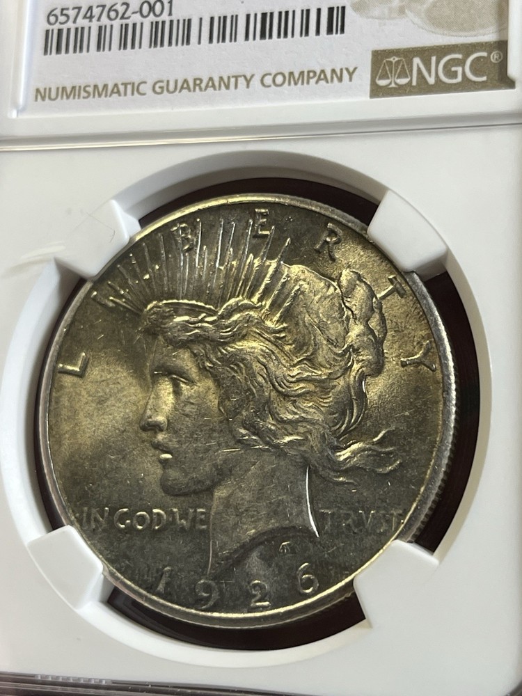 1926 PEACE DOLLAR NGC MS 61