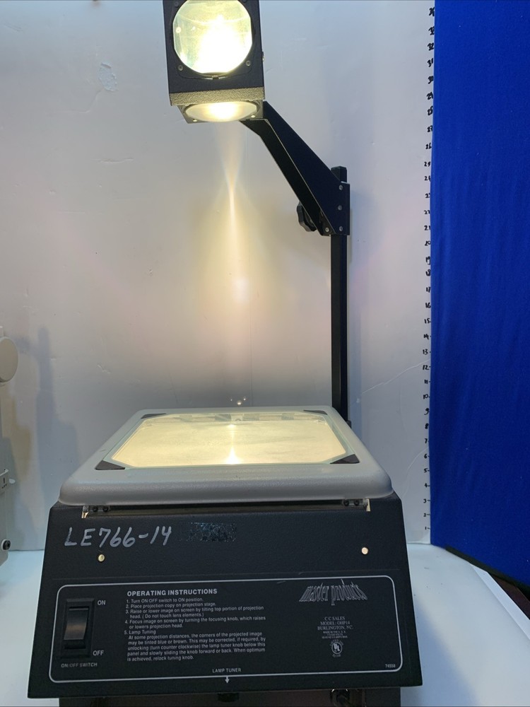 Overhead Projector Master Pproducts OHP14 Tested and Cleaned WORKING