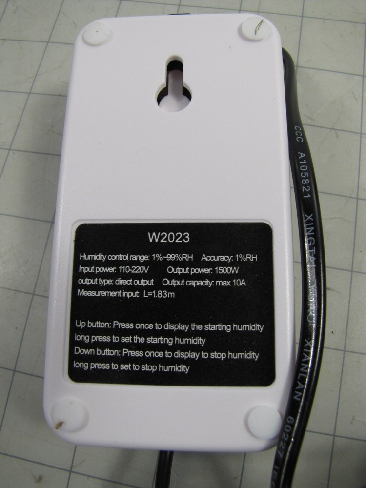 North Spore W2023 MYCOntroller Humidity Controller 1%~99%RH Range NEW