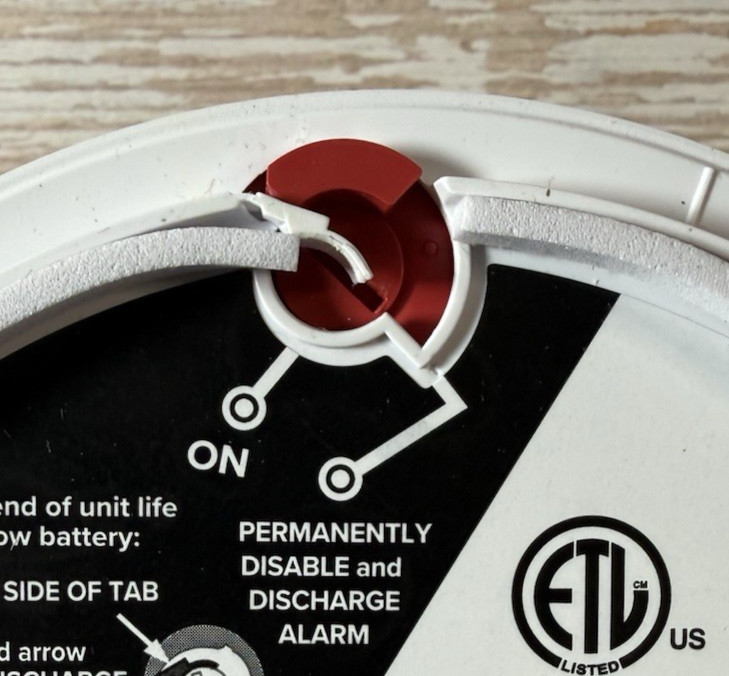Kidde Smoke Detector Battery Powered LED Warning Light 20SD10