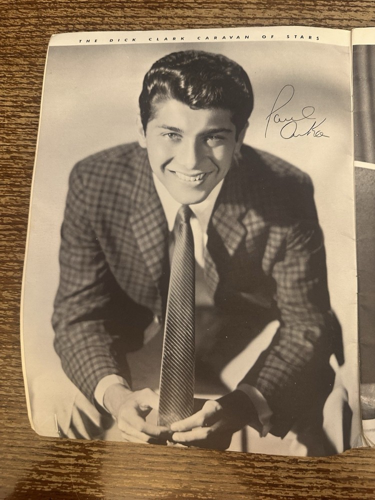 DICK CLARK CARAVAN OF STARS PROGRAM 1960'S PAUL ANKA CHUBBY CHECKER JIVE FIVE