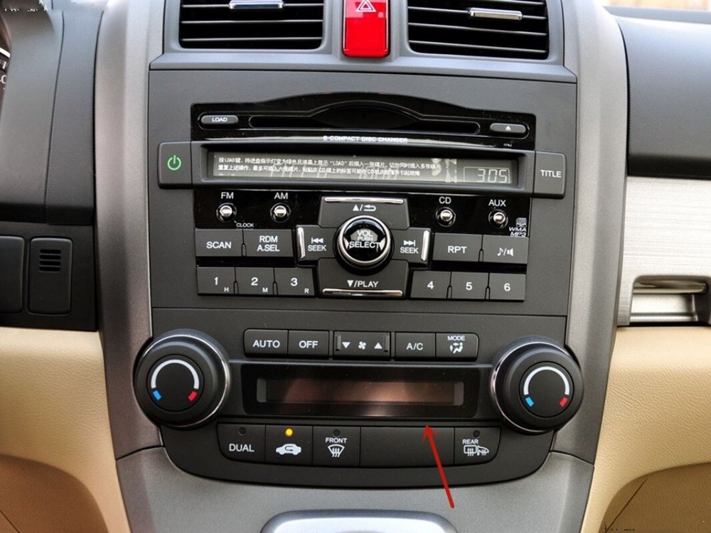 A/C Heater Climate Temperature Control Unit Panel For 2007-2011 Honda CRV CR-V