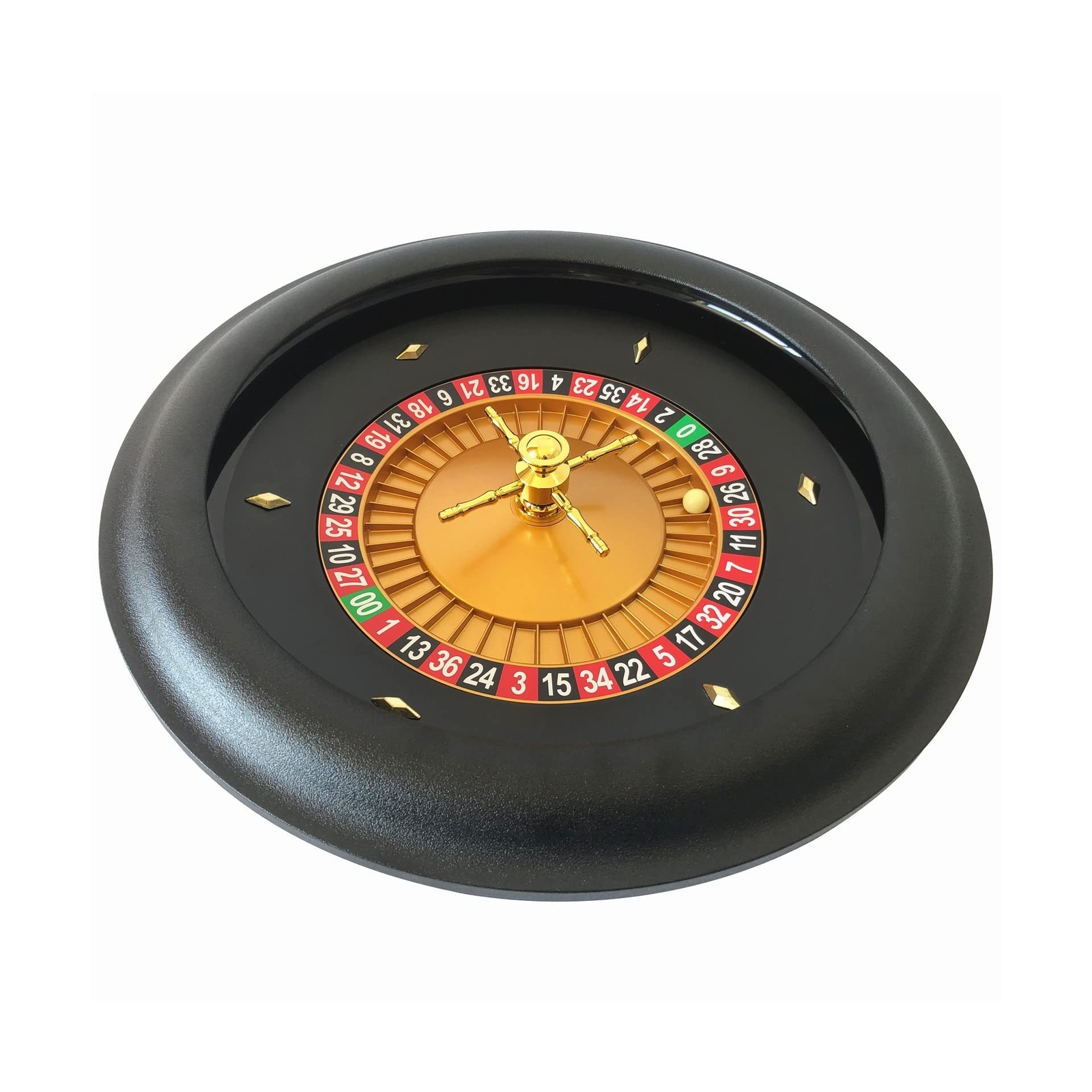 Yuanhe Deluxe Roulette Wheel Set - 18" Casino Grade Roulette Game Set with 2 ...
