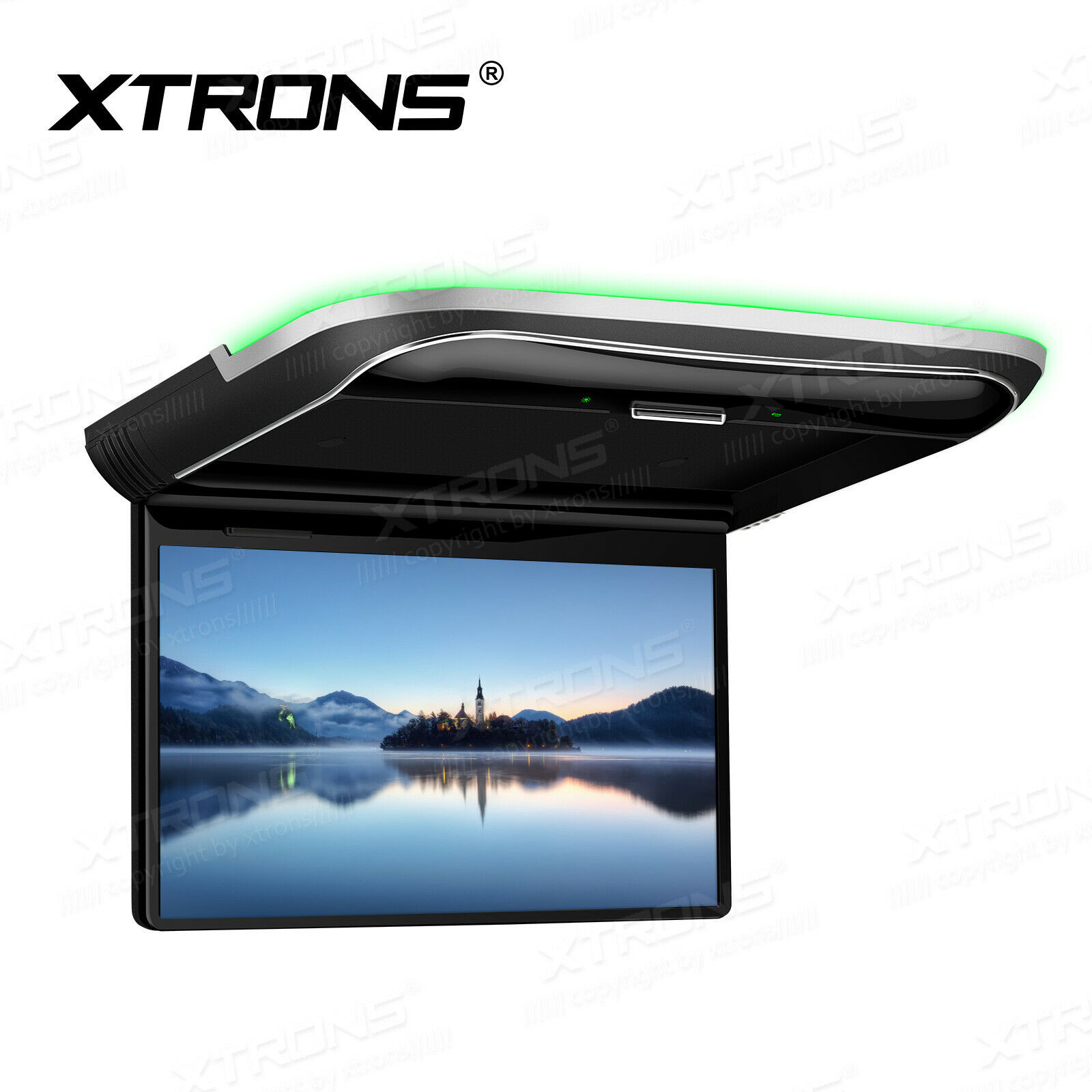 Android 12.5" HDMI 1080P 8Core Car Roof Ceiling Flip Down Overhead Monitor USB