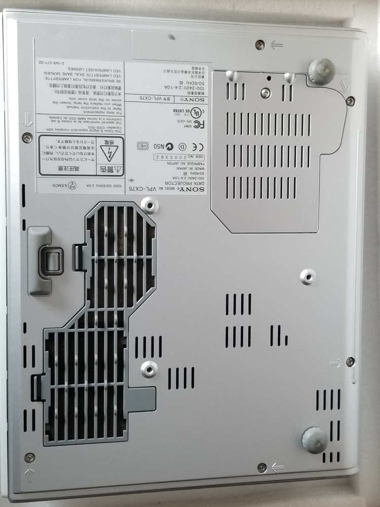 Sony, VPL-CX75, LCD Projector