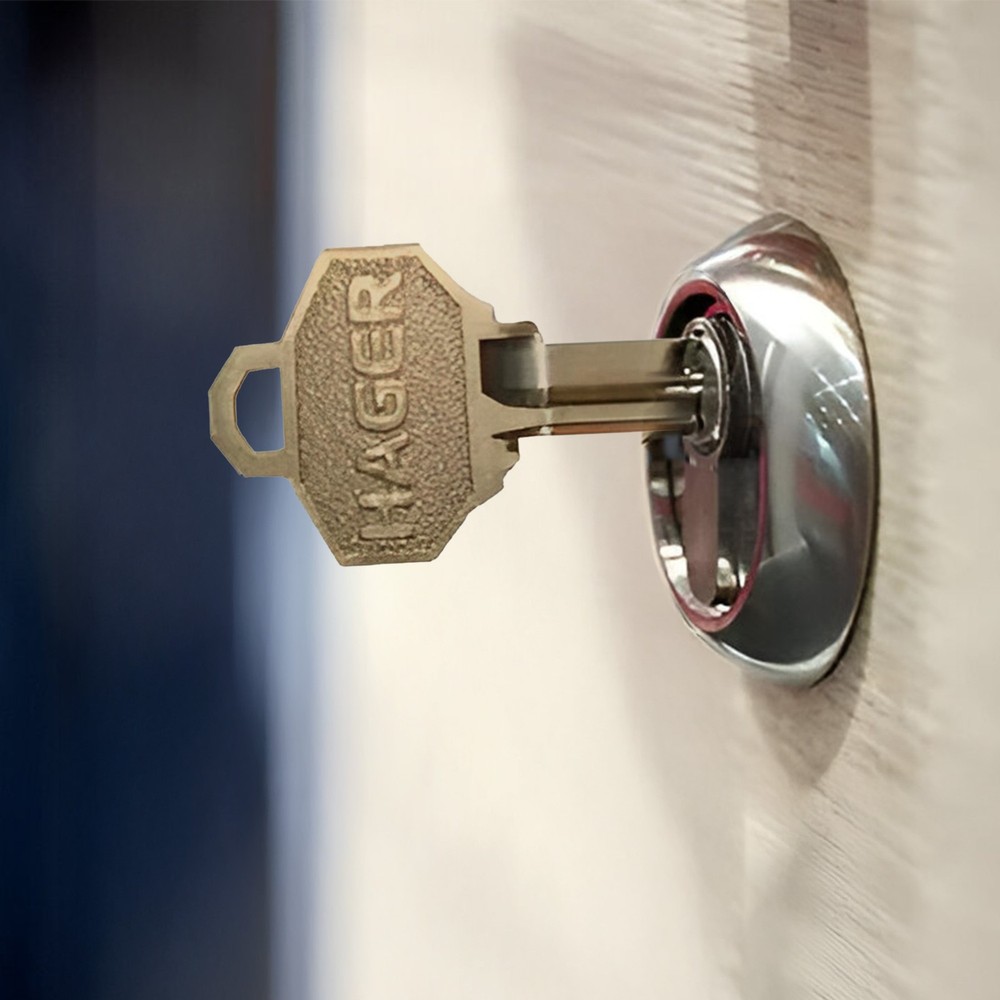 Hager 3907 H1 Key Blank Brass Replacement Key