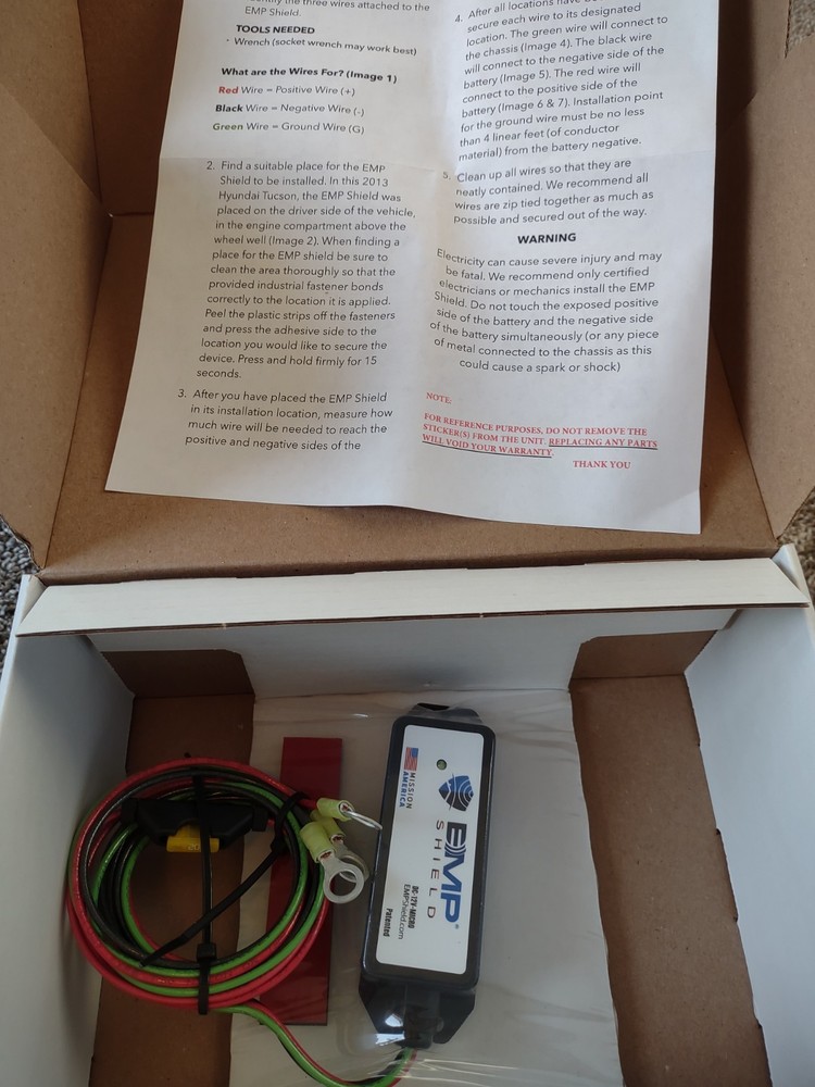 EMP Shield Micro-EMP & Lightning Protection for Vehicles (DC-12V-MICRO)