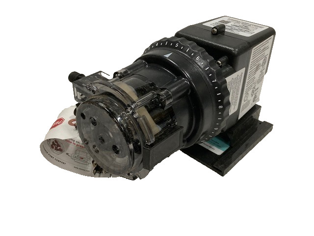 Stenner Metering Pump, Water Treatment, Adjustable Flow Control, 85M5